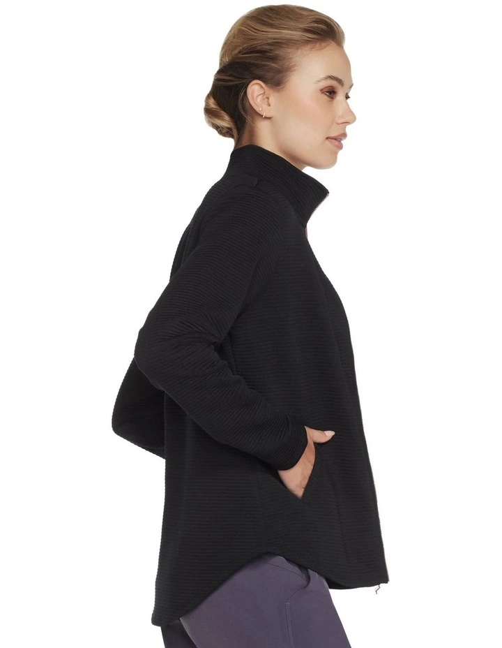 The Hoodless Hoodie Go Walk Shine Jacket 78 in Black image 3