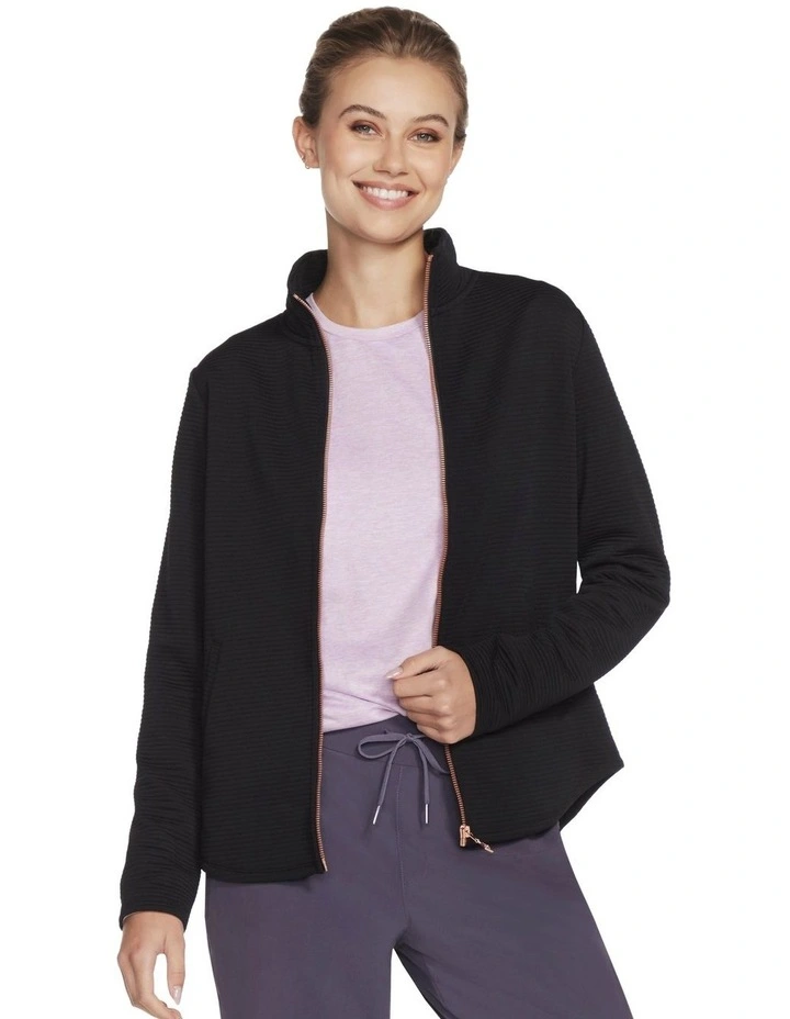 The Hoodless Hoodie Go Walk Shine Jacket 78 in Black image 4