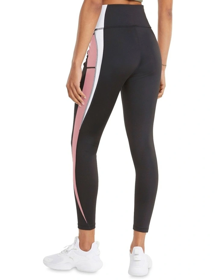 puma evostripe high rise cropped leggings in black