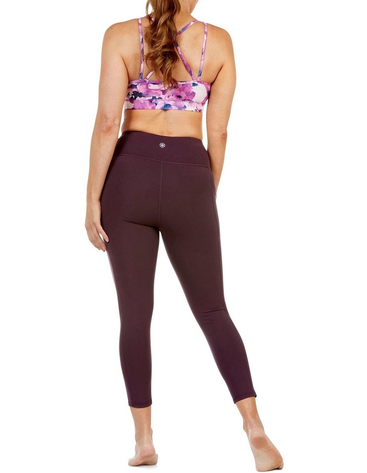 Om High Rise Prana Capri Leggings Plum 