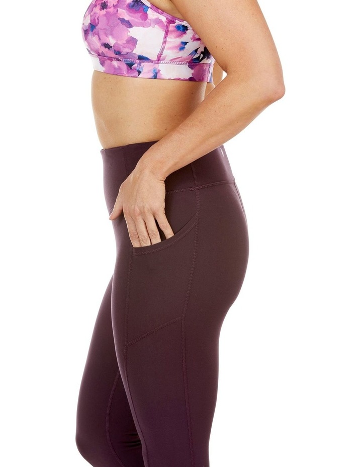Om High Rise Prana Capri Leggings Plum 
