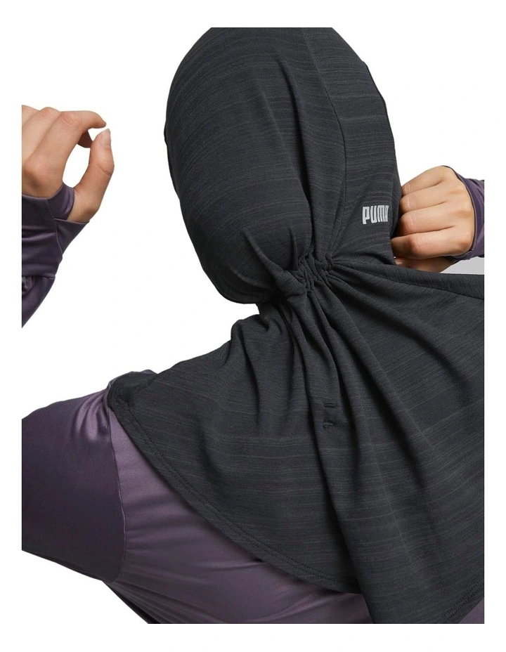 Sports Hijab In Black image 1