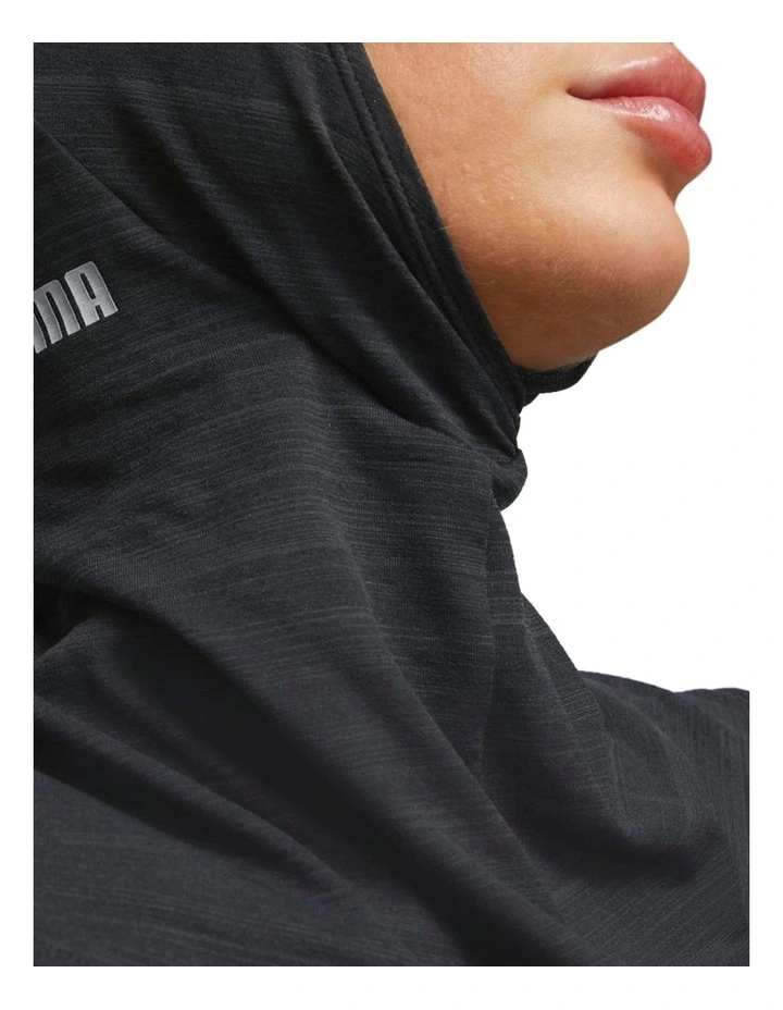 Sports Hijab In Black image 3