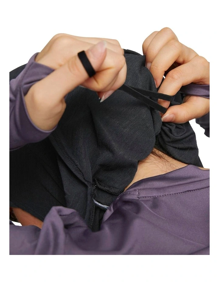 Sports Hijab In Black image 4