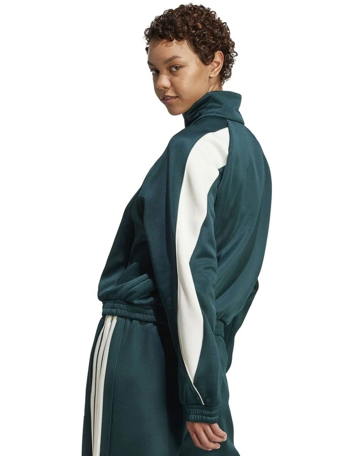Stadium Track Top in Green image 2