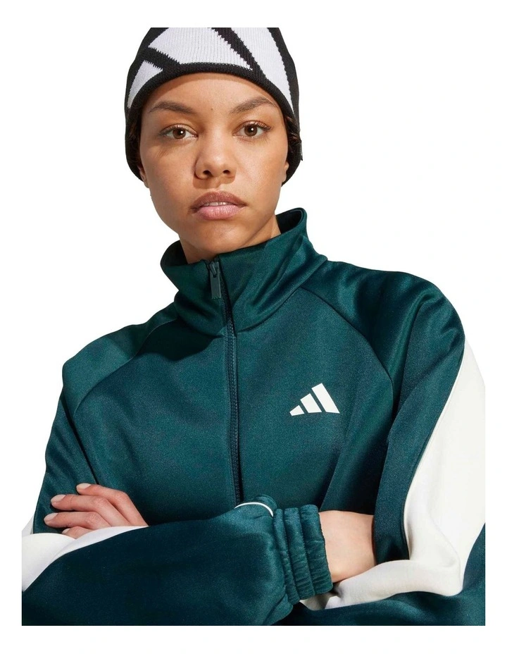 Stadium Track Top in Green image 5