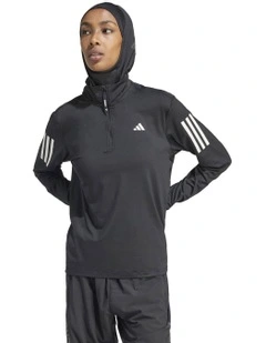 Own the Run Half-Zip Jacket in Black