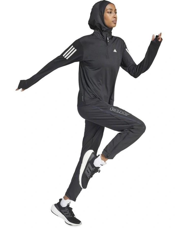 Own the Run Half-Zip Jacket in Black image 3