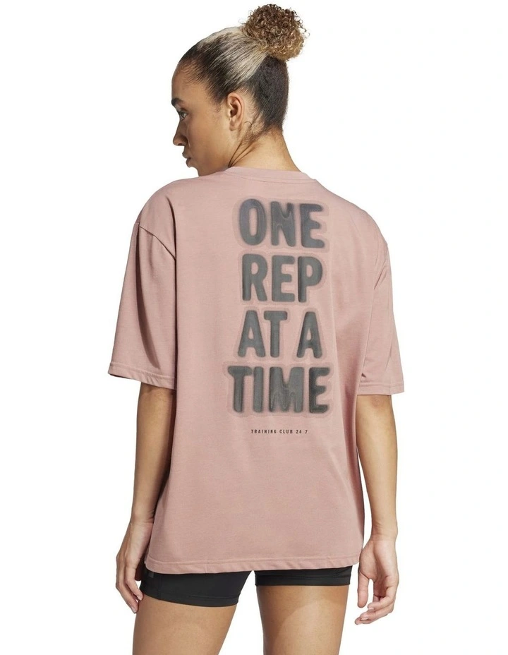 Climacool One Rep at a Time Training Graphic T-Shirt in Brown image 2
