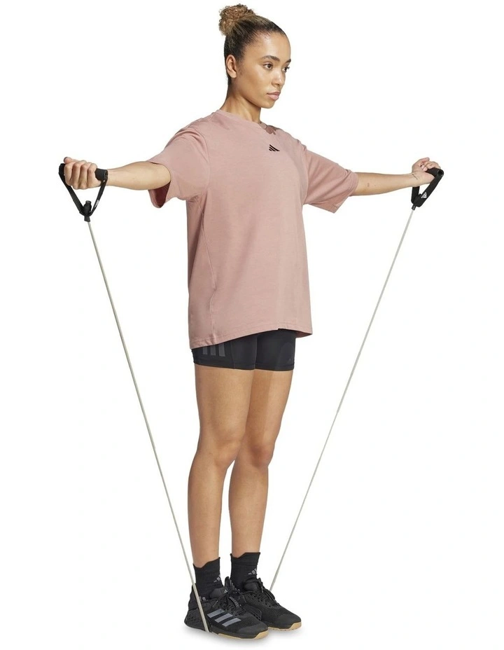 Climacool One Rep at a Time Training Graphic T-Shirt in Brown image 3