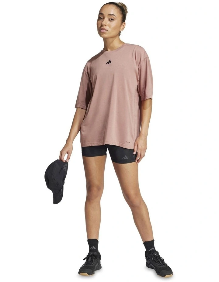 Climacool One Rep at a Time Training Graphic T-Shirt in Brown image 4