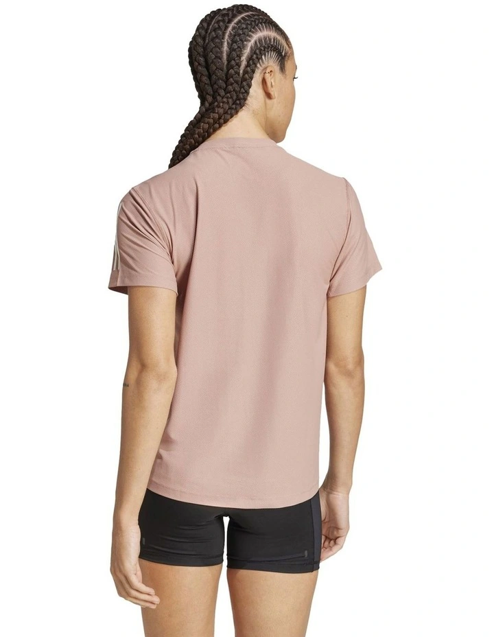 Own The Run T-Shirt in Brown image 2