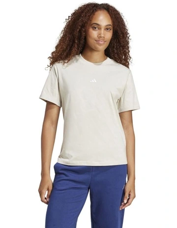 Essentials Small Logo Cotton T-shirt in Wonder Alumina