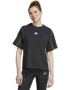 Stadium Stripes T-shirt in Black