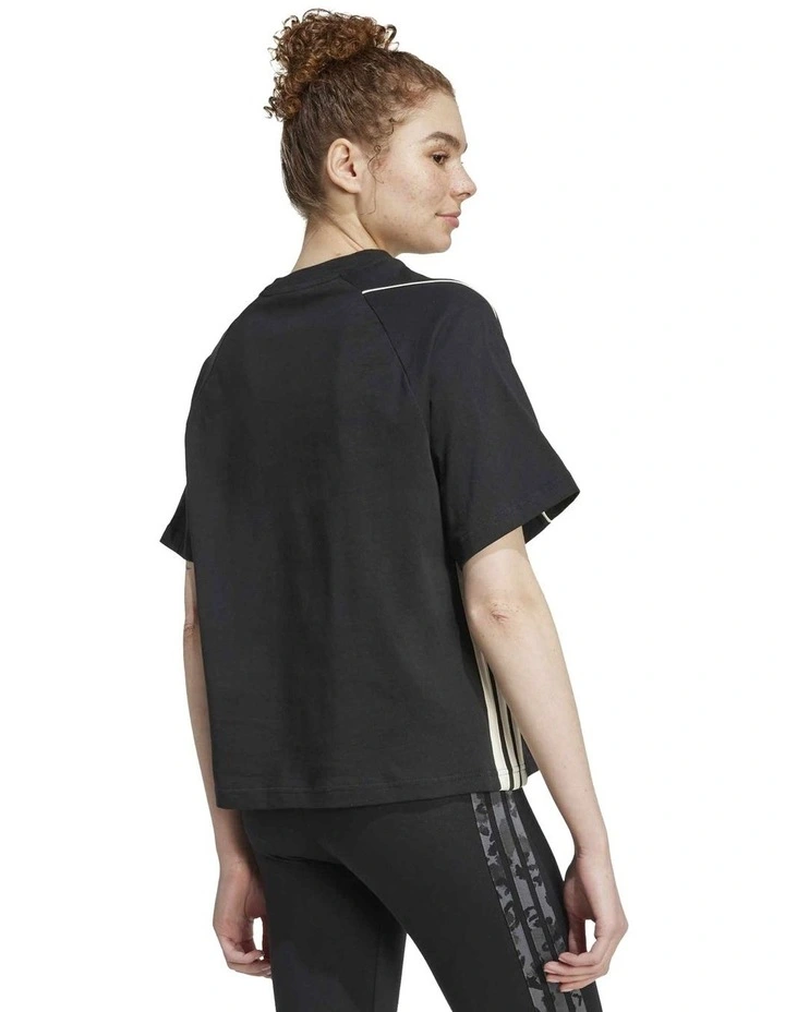 Stadium Stripes T-shirt in Black image 2