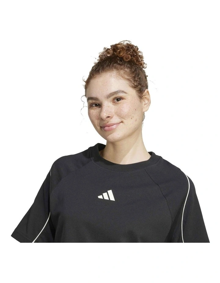 Stadium Stripes T-shirt in Black image 4