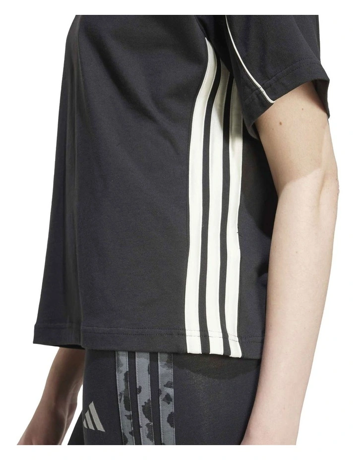 Stadium Stripes T-shirt in Black image 5