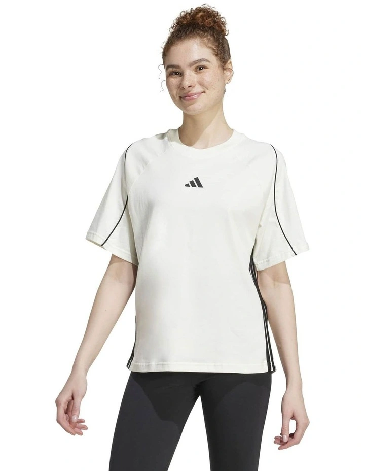 Stadium Stripes T-shirt in White image 1