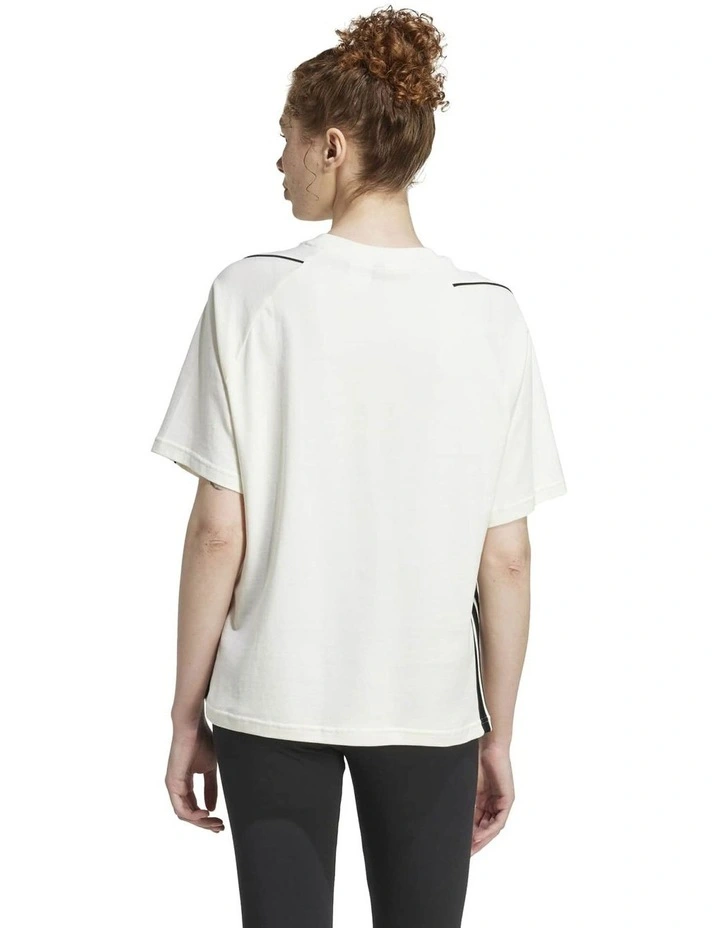 Stadium Stripes T-shirt in White image 2