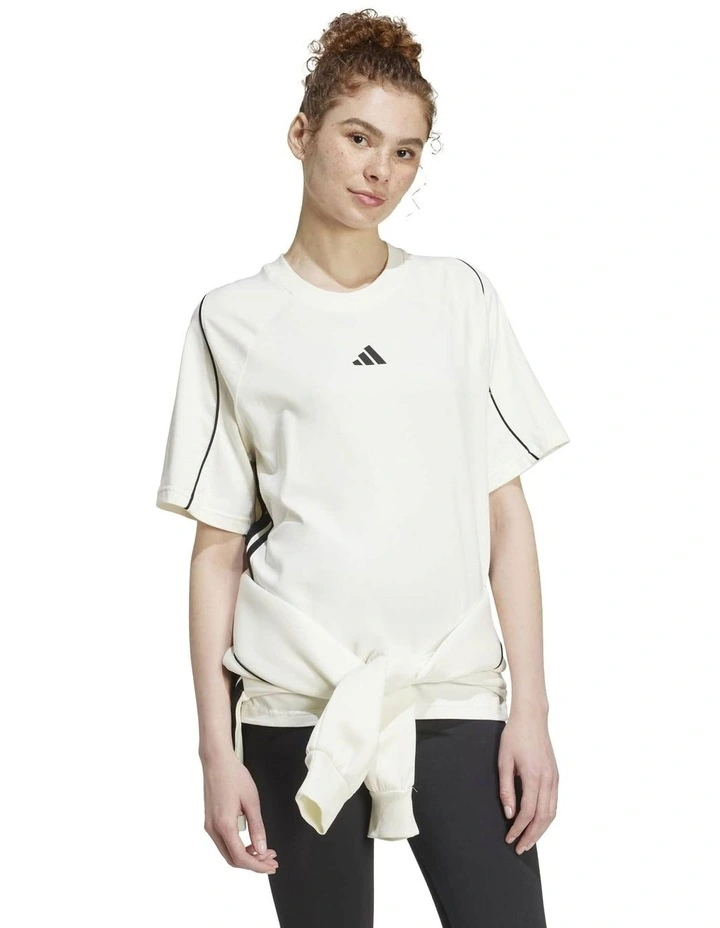 Stadium Stripes T-shirt in White image 3