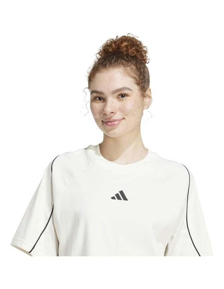 Stadium Stripes T-shirt in White image 4