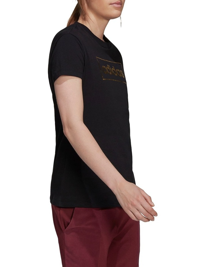 Adidas Foil Box Graphic Tee Black/Gold 