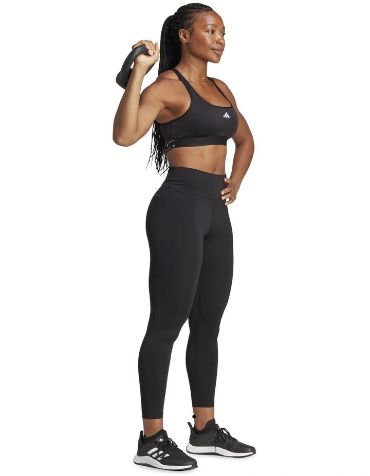 Powerreact Training Medium-Support Bra in Black image 3