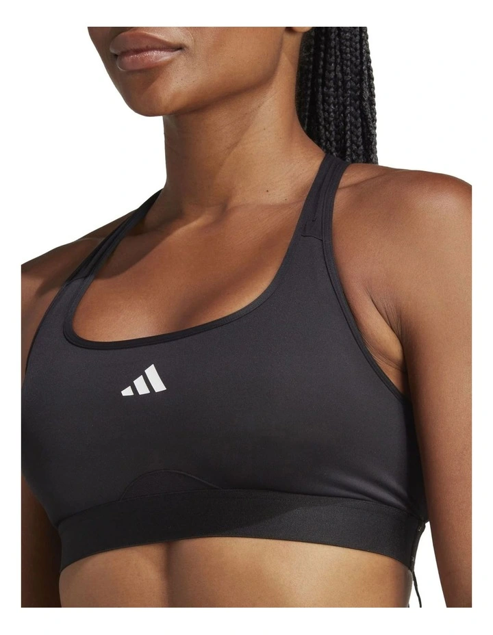 Powerreact Training Medium-Support Bra in Black image 4