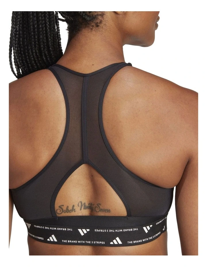 Powerreact Training Medium-Support Bra in Black image 5