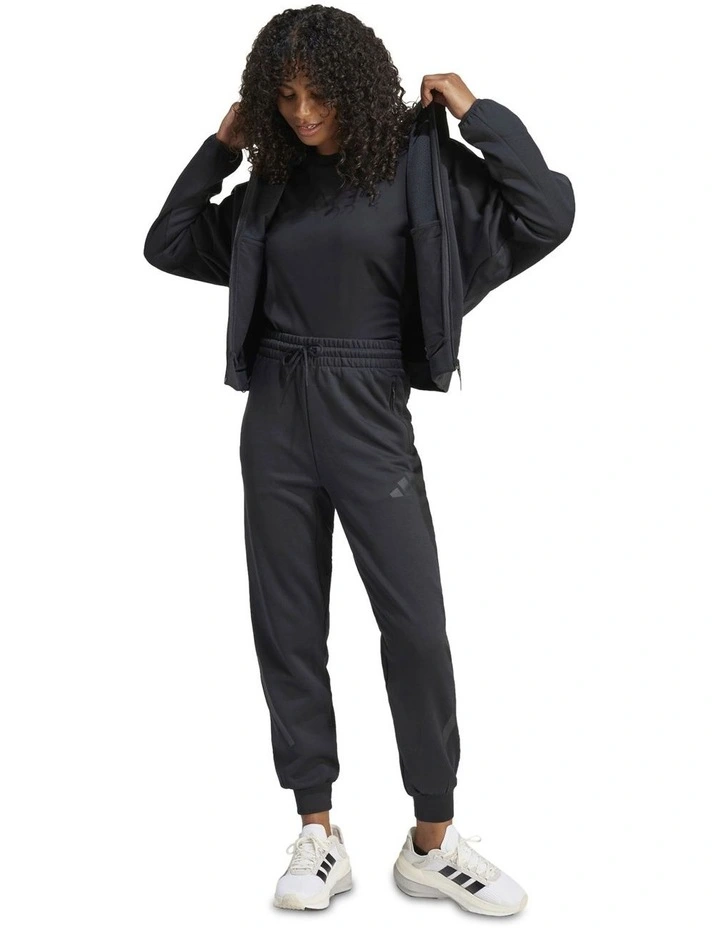 Z.N.E. Tracksuit Bottoms in Black image 5