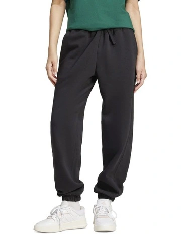 All SZN Fleece Loose Joggers in Black