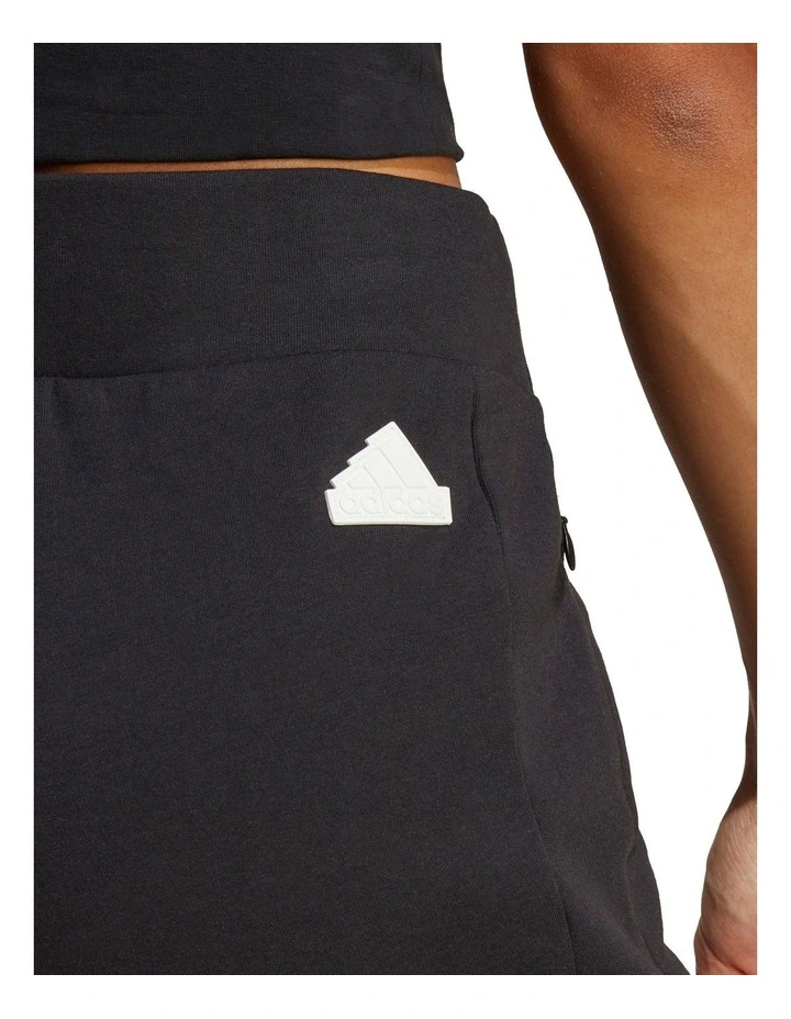 Mission Victory High-Waist 7/8 Tracksuit Bottoms in Black image 5