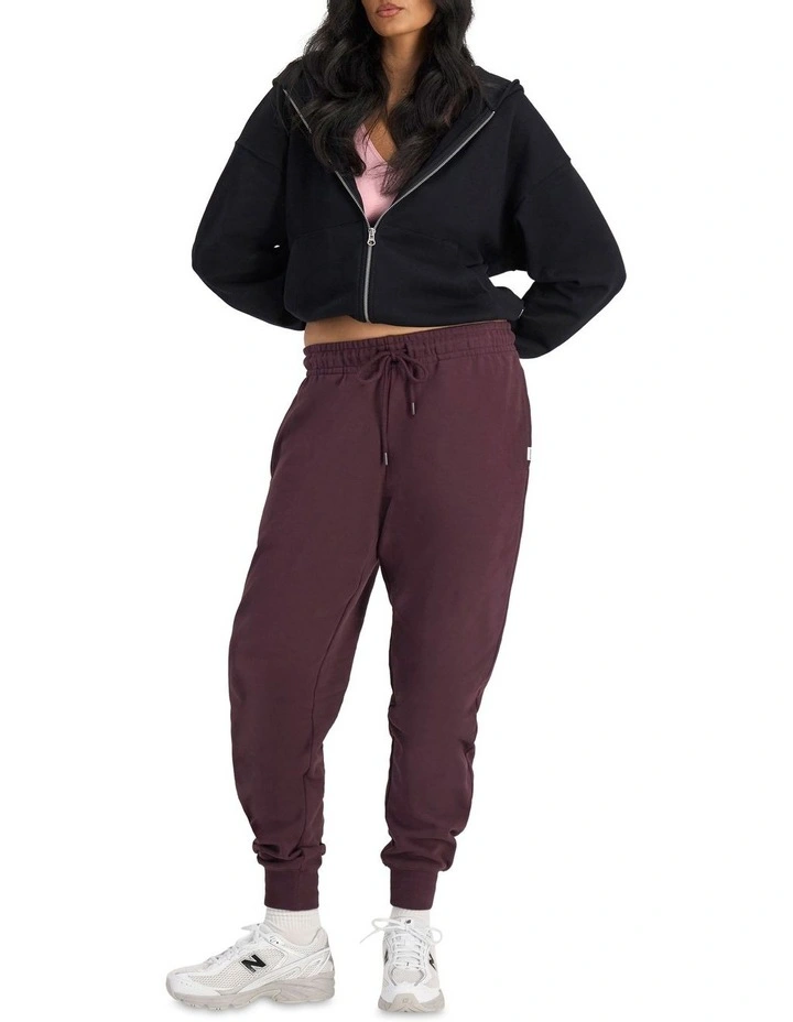 Sweats Cotton Zip Hoodie in Nu Black image 4
