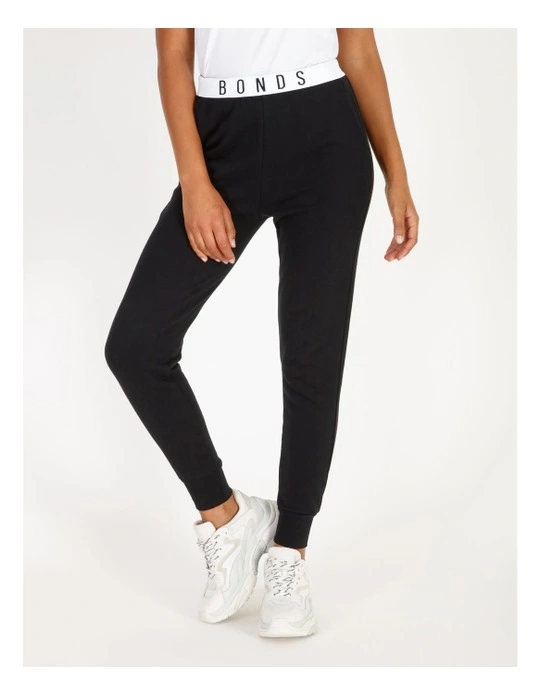 Bonds Originals High Waisted Trackies Black Myer