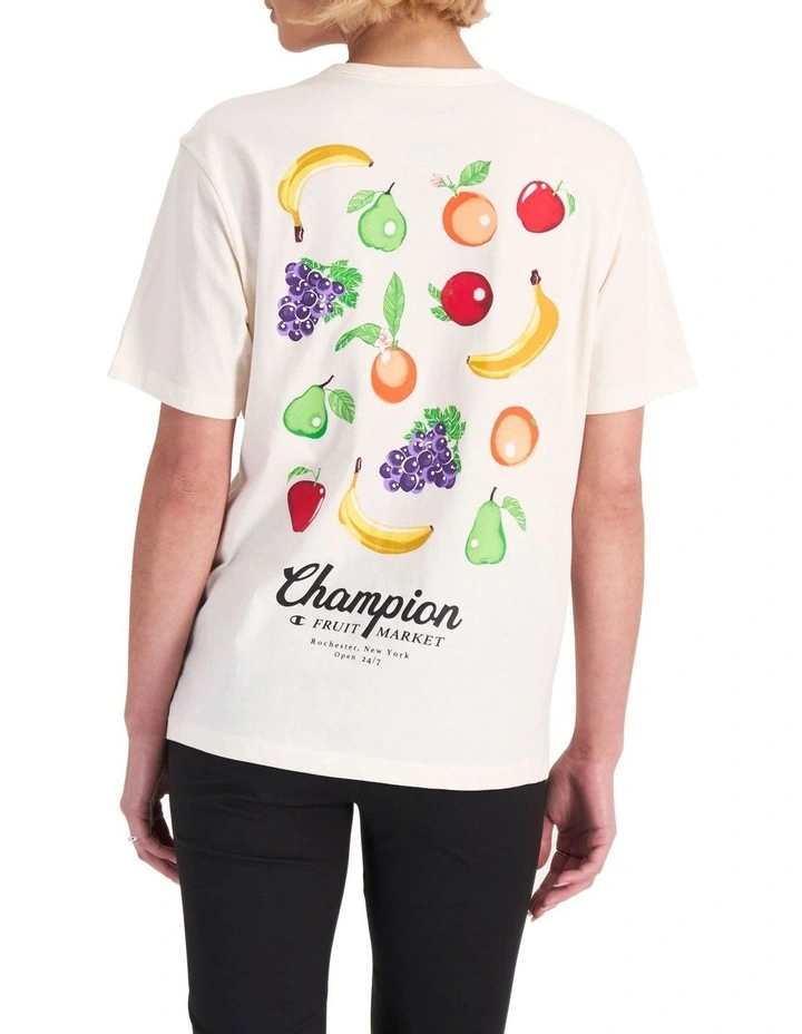Rochester Graphic Tee in Cream image 2