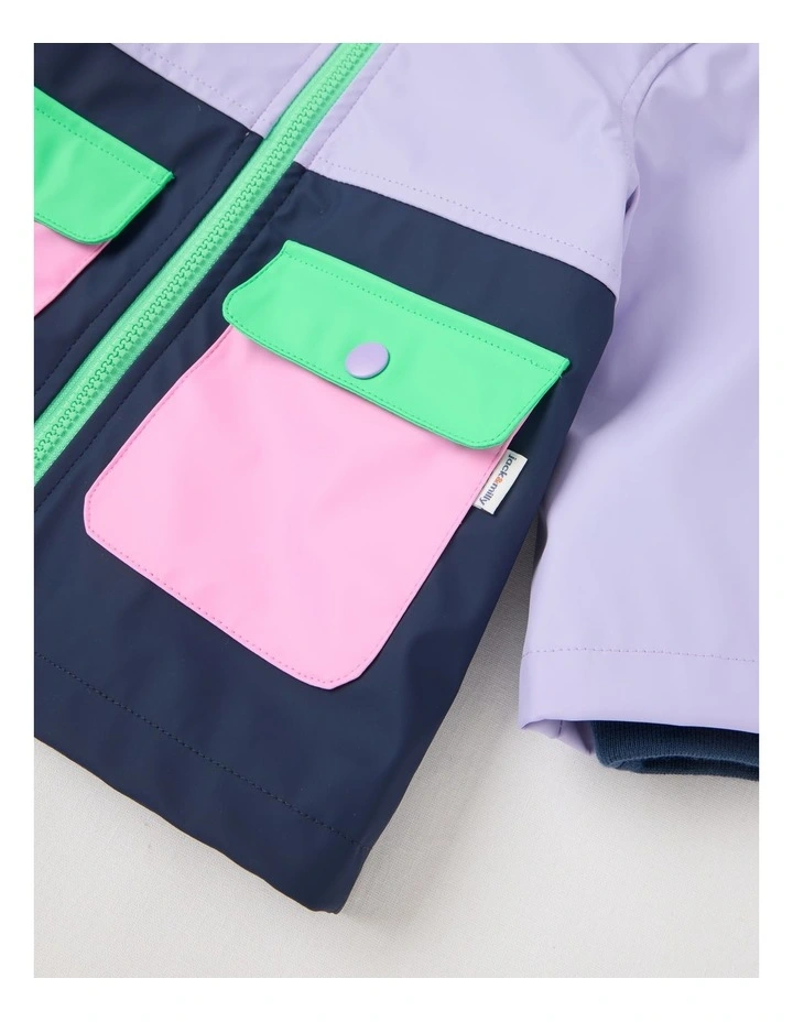 Stevie Jacket with Micro Fleece in Lilac image 2