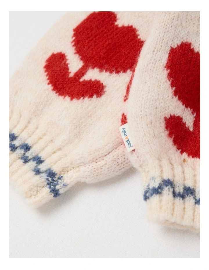 Indy Tulip Jumper in Oat Marle image 4