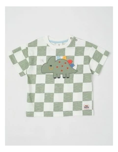 Essentials Cass 3D Dino Tee in Green