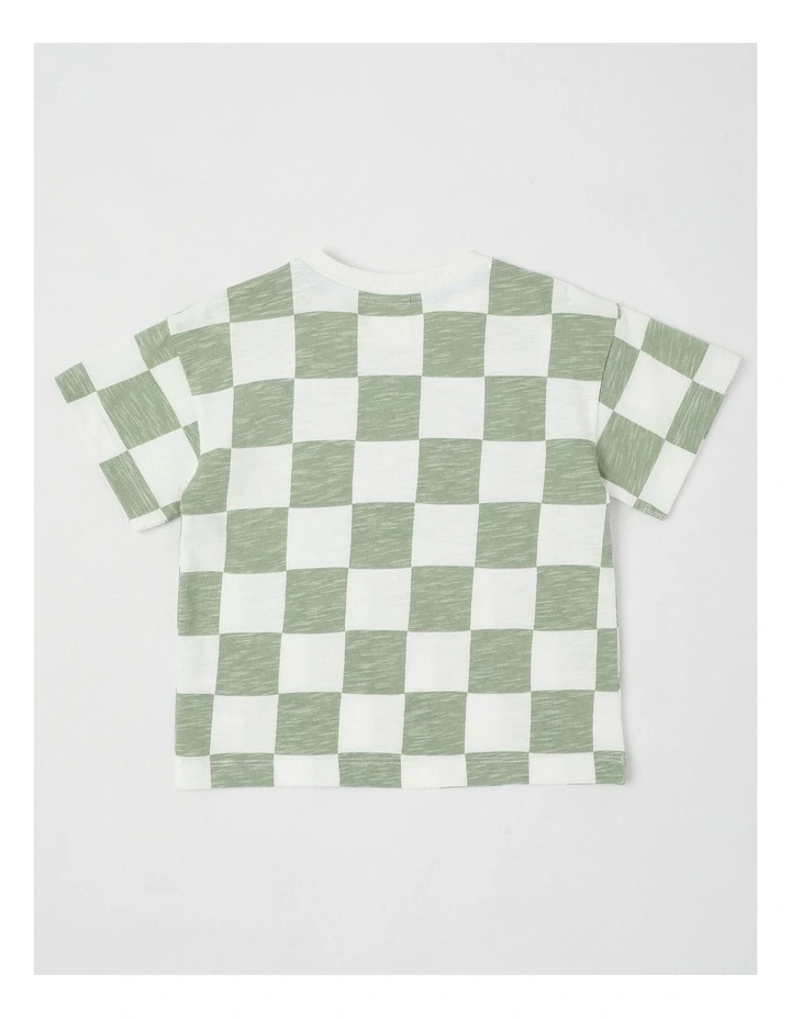 Essentials Cass 3D Dino Tee in Green image 3