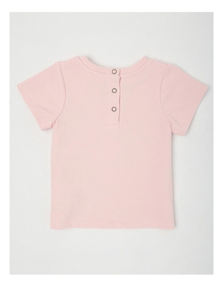 Ruby Top with Crochet Fruits in Pink image 3