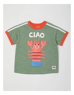 Vinnie Ringer Tee in Green