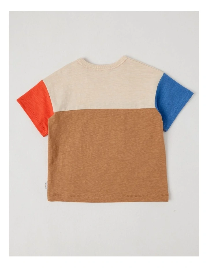 Spencer Tee with Patches in Assorted Colours image 3