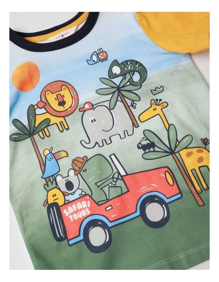Tiger Impact Tee with Safari Tours Print image 4