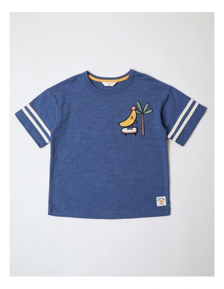 Albi Go Bananas Over Sized Tee in Navy image 1