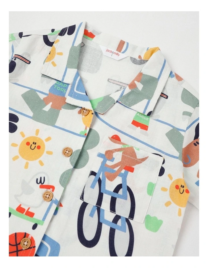 Mal Vacay Shirt with In The Park Print image 2