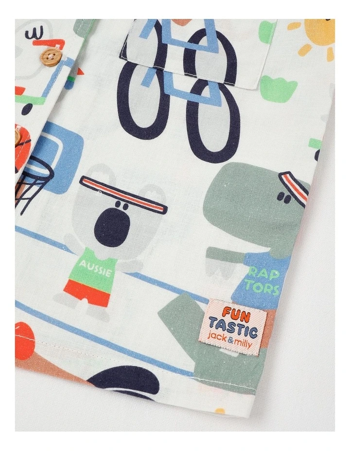 Mal Vacay Shirt with In The Park Print image 4