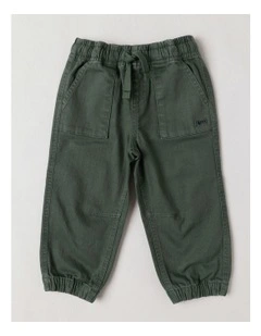 Murray Denim Cuffed Utility Jogger in Green