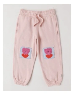 Essentials Juno Trackpants with Tulip Knee Patches in Light Pink