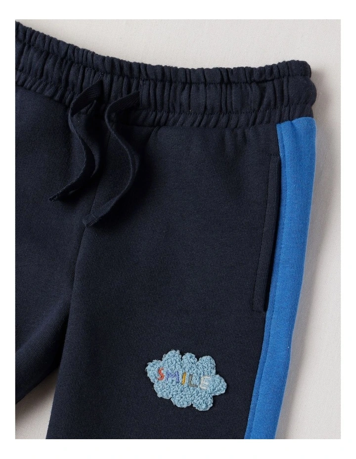 Essentials Willow Trackpants with Smile Boucle in Grey Marle image 2