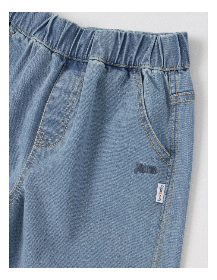 Bertie Denim Barrel Leg Jean in Blue image 2
